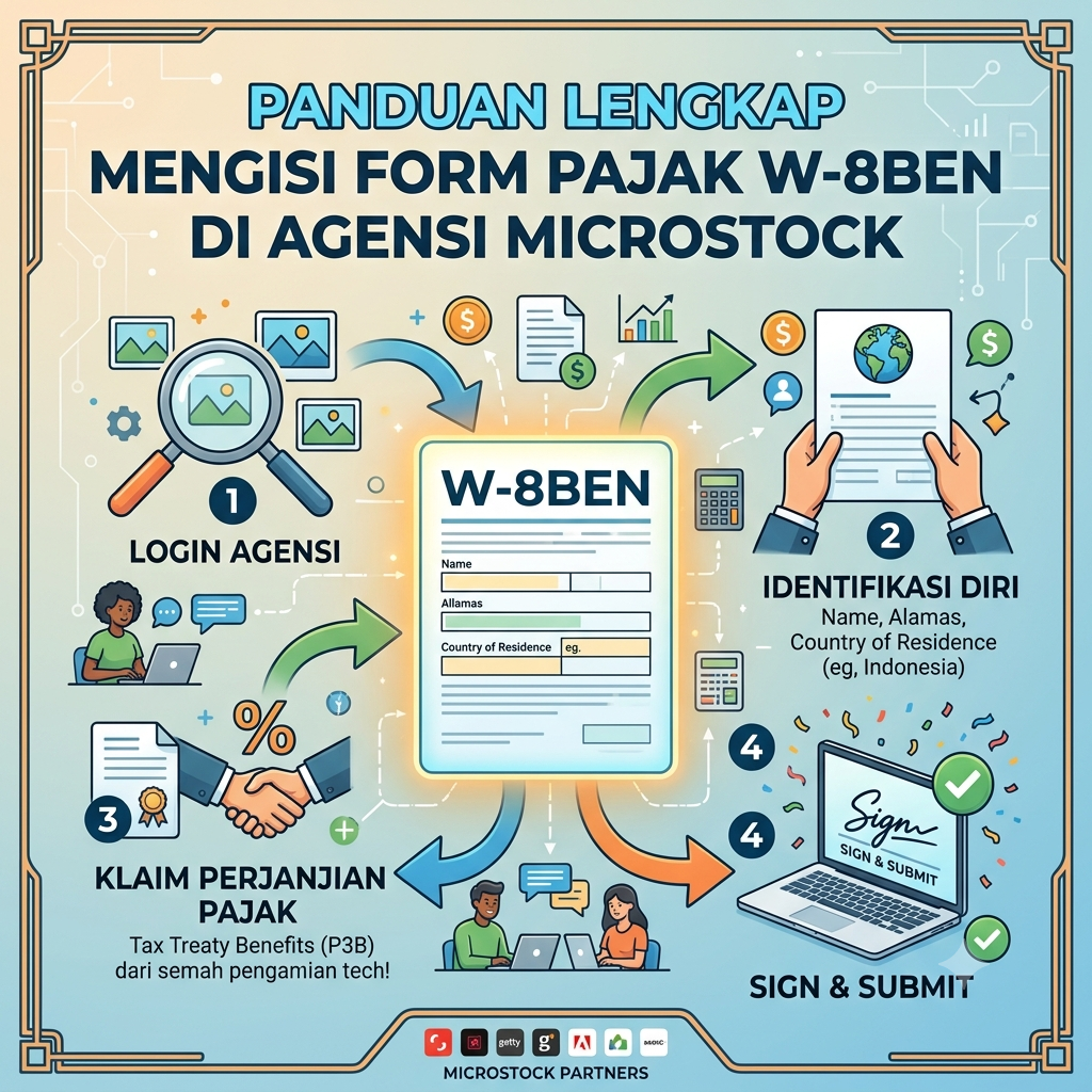 Panduan Lengkap Mengisi Form Pajak W-8BEN di Agensi