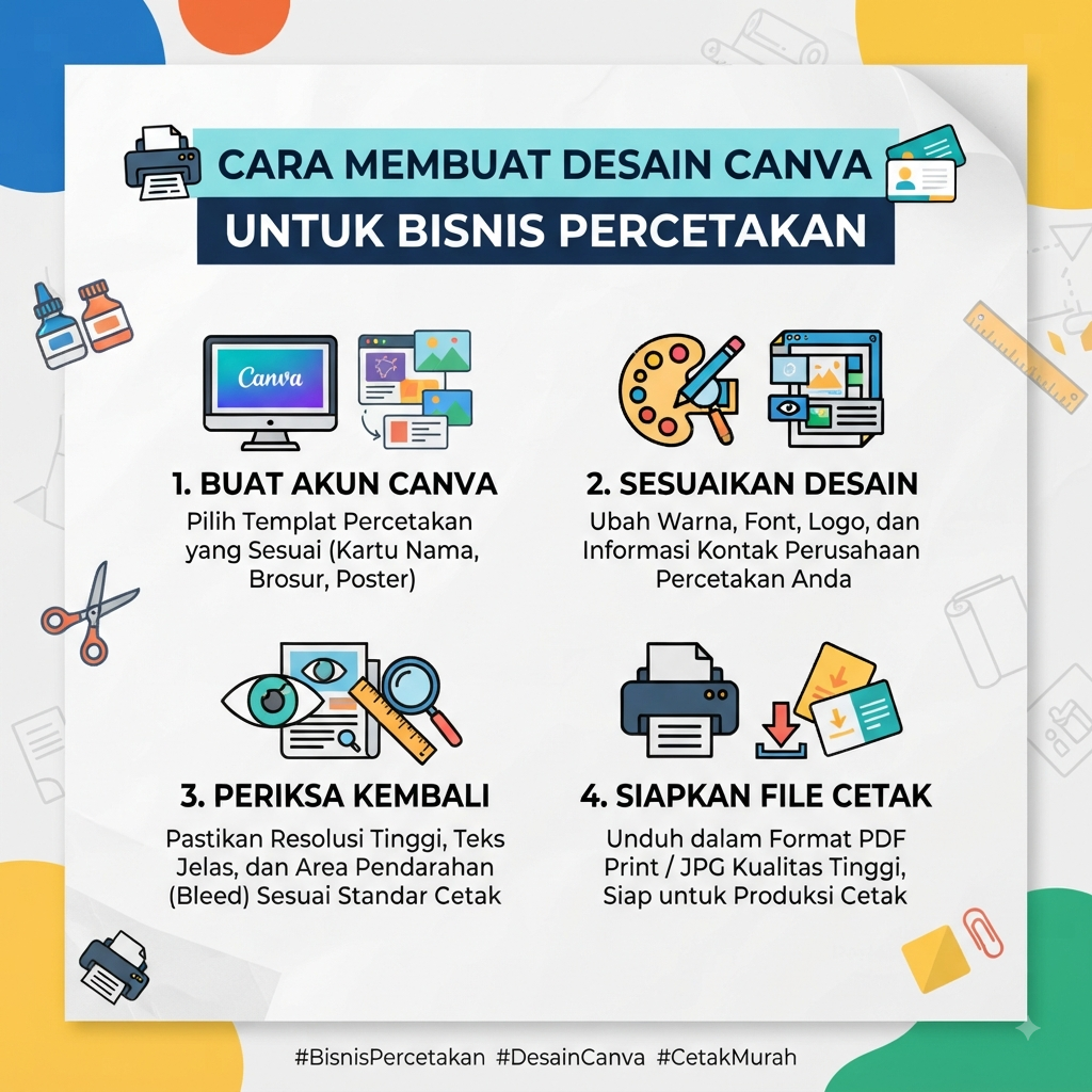 Cara Membuat Desain Canva untuk Bisnis PercetakanCara Membuat Desain Canva untuk Bisnis Percetakan