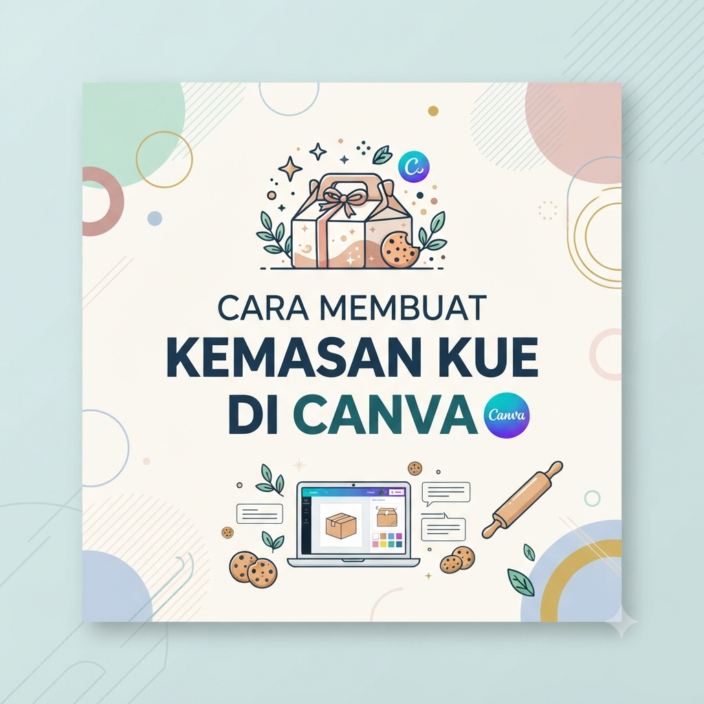 Cara Membuat Kemasan Kue di Canva
