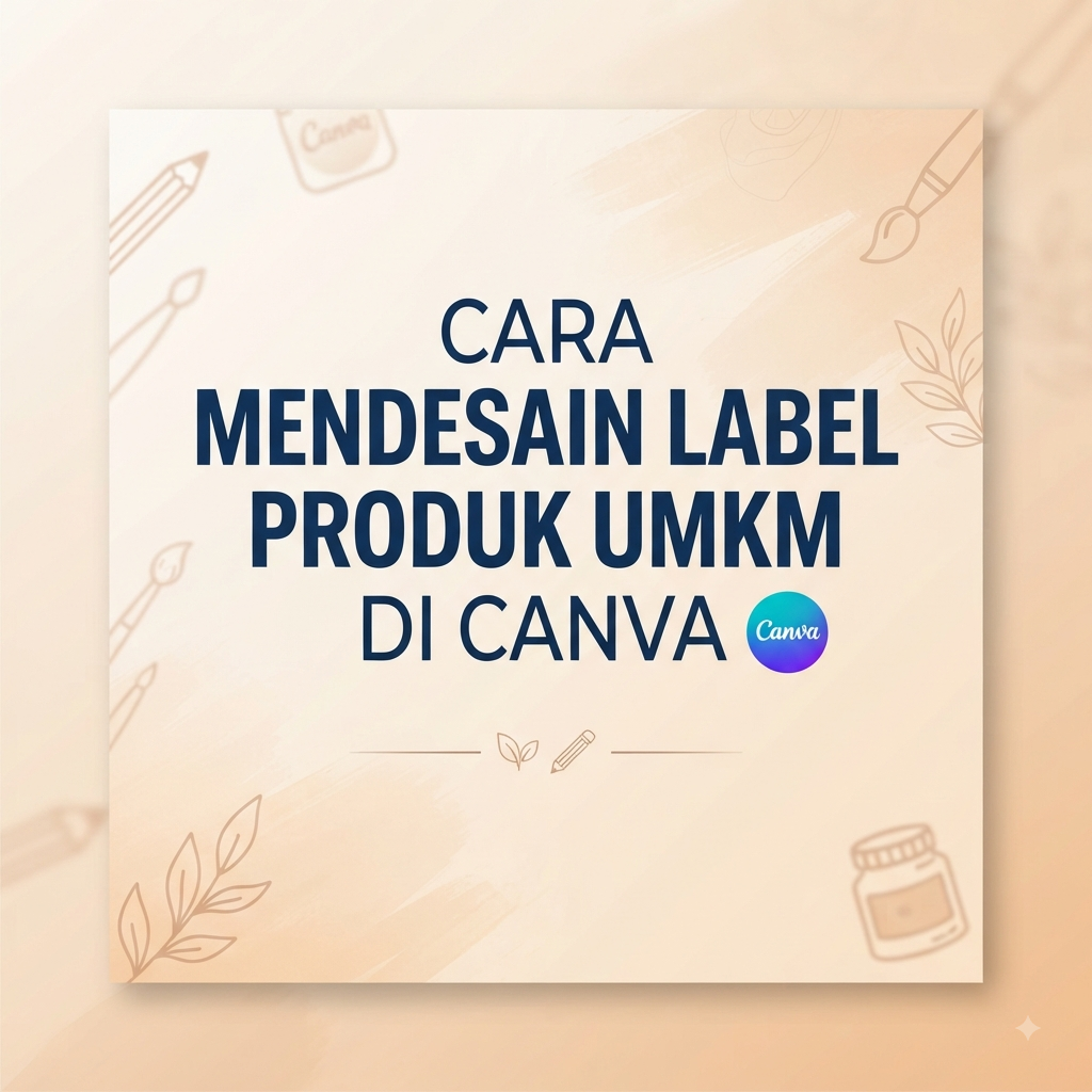 Cara Mendesain Label Produk UMKM di Canva