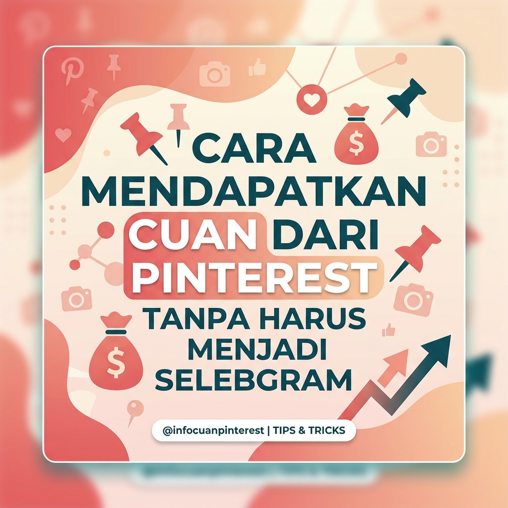 Cara Mendapatkan Cuan dari Pinterest Tanpa Harus Menjadi Selebgram