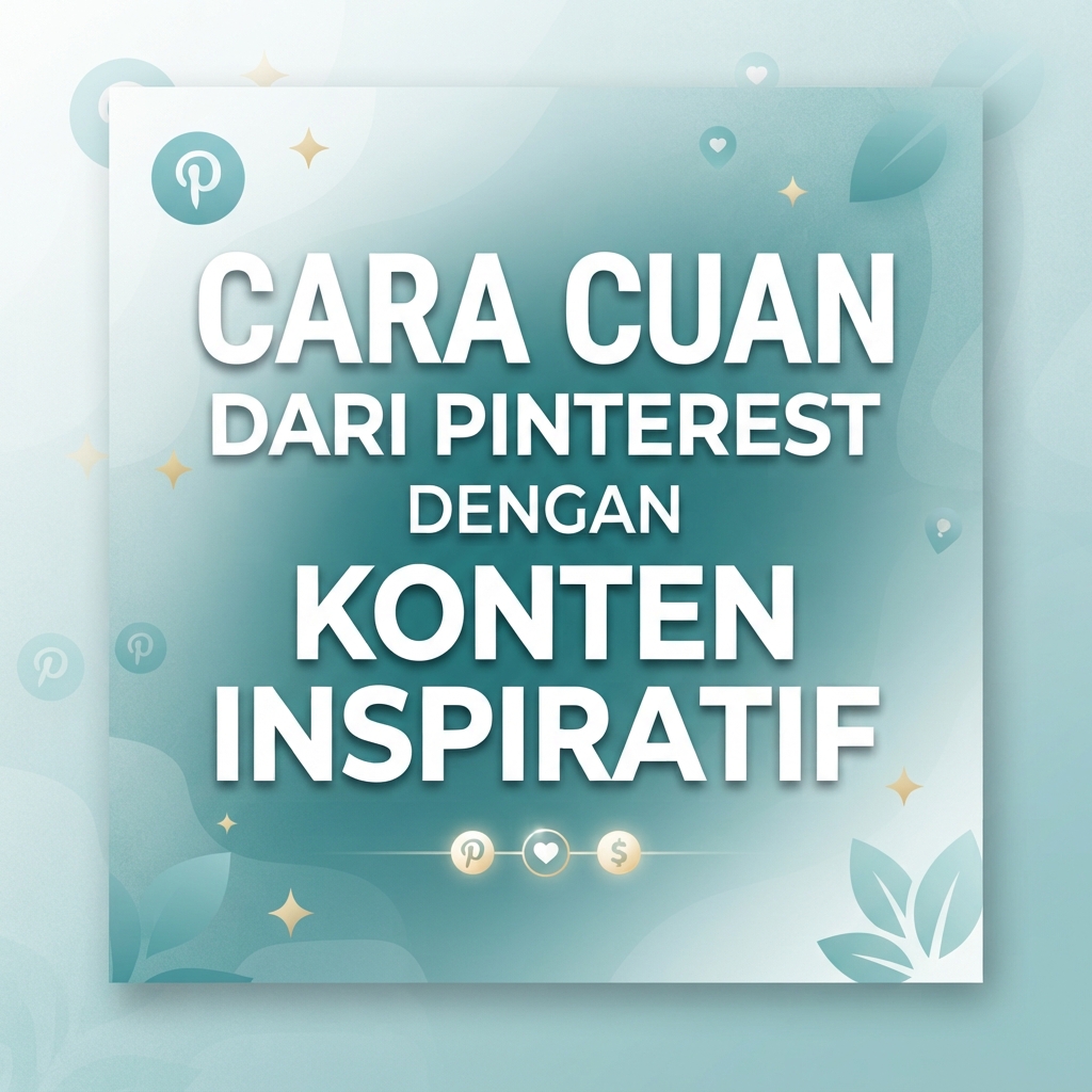 Cara Cuan dari Pinterest dengan Konten Inspiratif