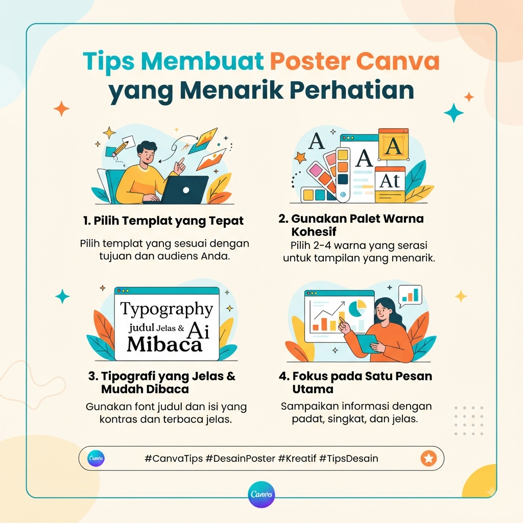 Tips Membuat Poster Canva yang Menarik Perhatian