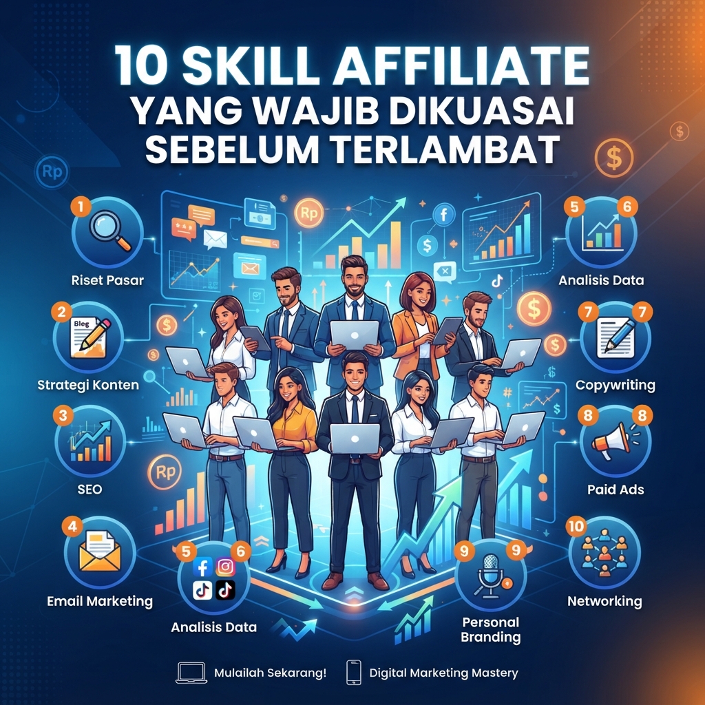 10 Skill Affiliate yang Wajib Dikuasai Sebelum Terlambat