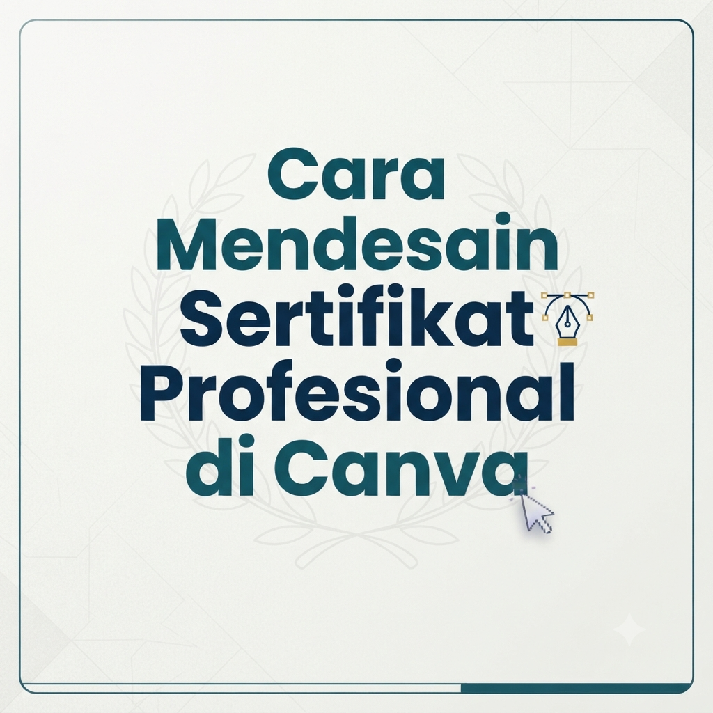 Cara Mendesain Sertifikat Profesional di Canva