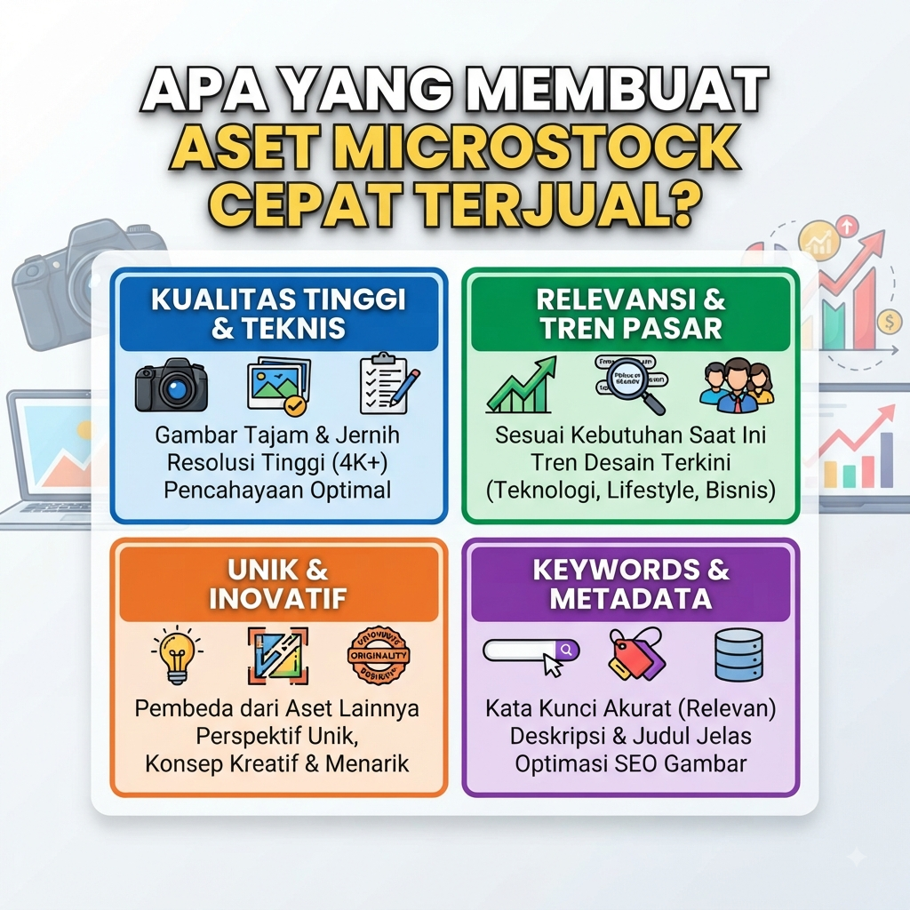 Apa yang Membuat Aset Microstock Cepat Terjual?