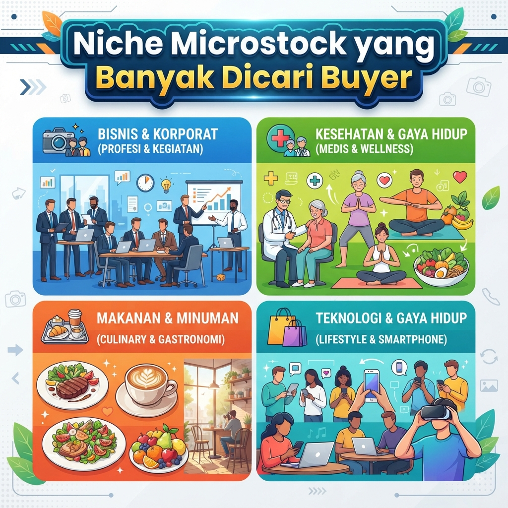 Niche Microstock yang Banyak Dicari Buyer