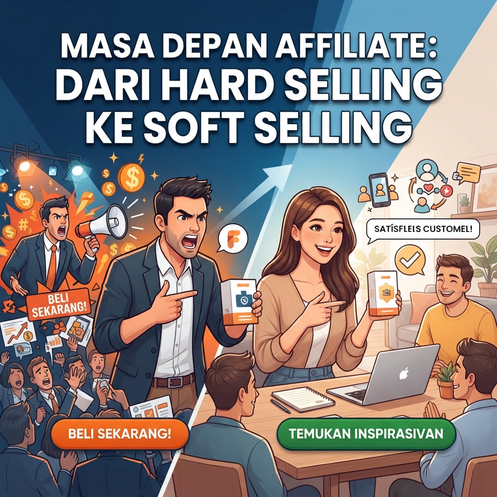 Masa Depan Affiliate: Dari Hard Selling ke Soft Selling