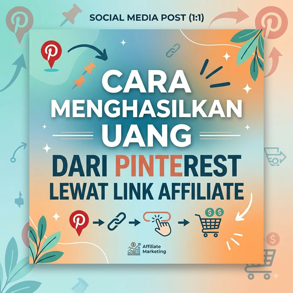 Cara Menghasilkan Uang dari Pinterest Lewat Link Affiliate