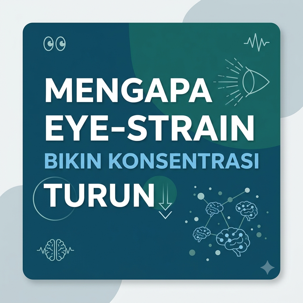 Mengapa Eye-Strain Bikin Konsentrasi Turun