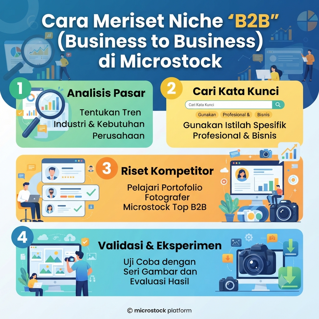 Cara Meriset Niche ‘B2B’ (Business to Business) di Microstock