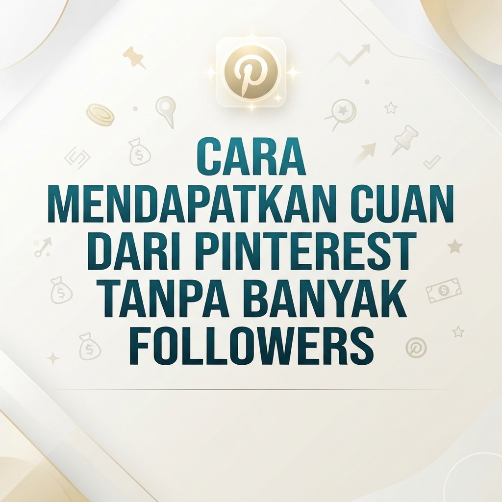 Cara Mendapatkan Cuan dari Pinterest Tanpa Banyak Followers