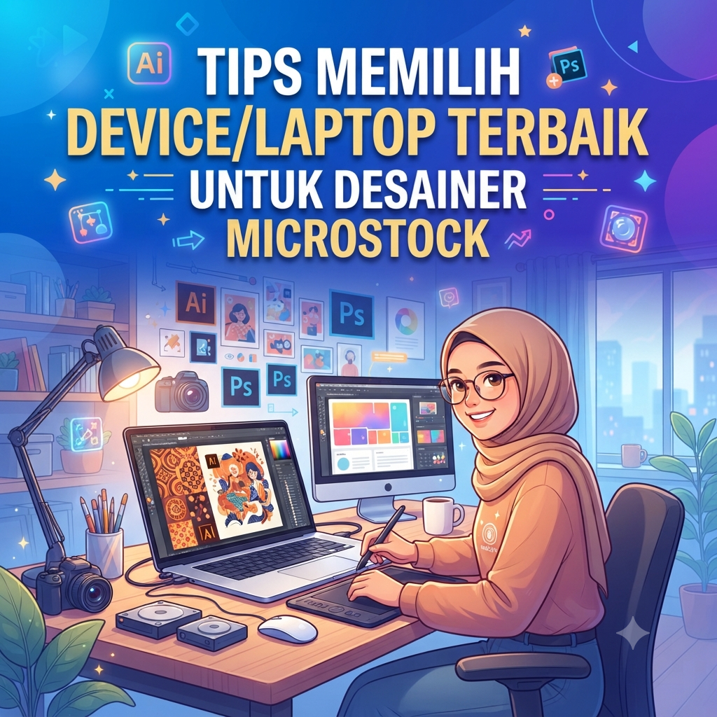 Tips Memilih Device/Laptop Terbaik untuk Desainer Microstock