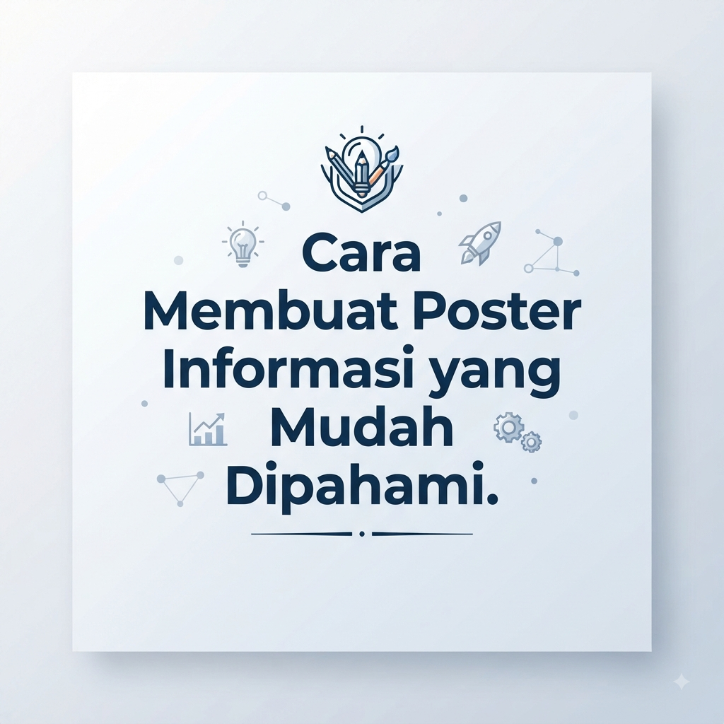 Cara Membuat Poster Informasi yang Mudah Dipahami