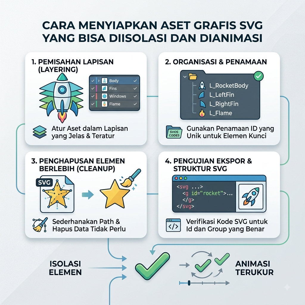 Menyiapkan Aset Grafis SVG yang BISA Diisolasi dan Dianimasi