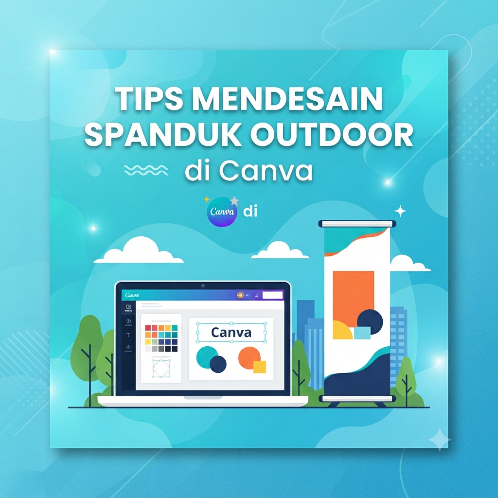 Tips Mendesain Spanduk Outdoor di Canva