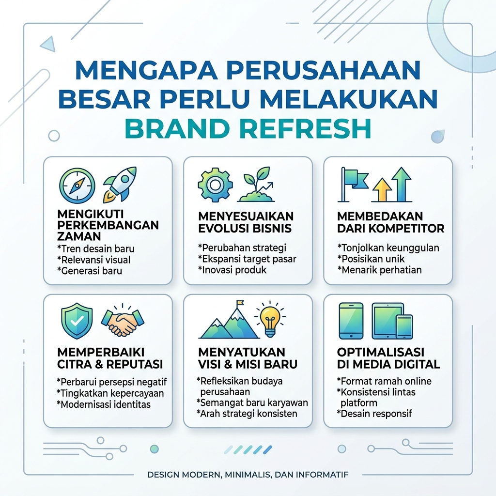 Mengapa Perusahaan Besar Perlu Melakukan Brand Refresh