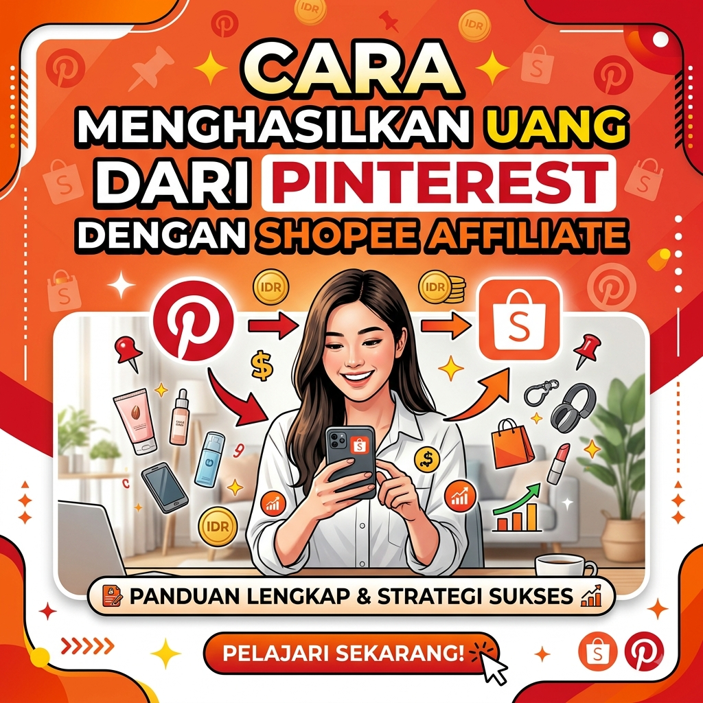 Cara Menghasilkan Uang dari Pinterest dengan Shopee Affiliate