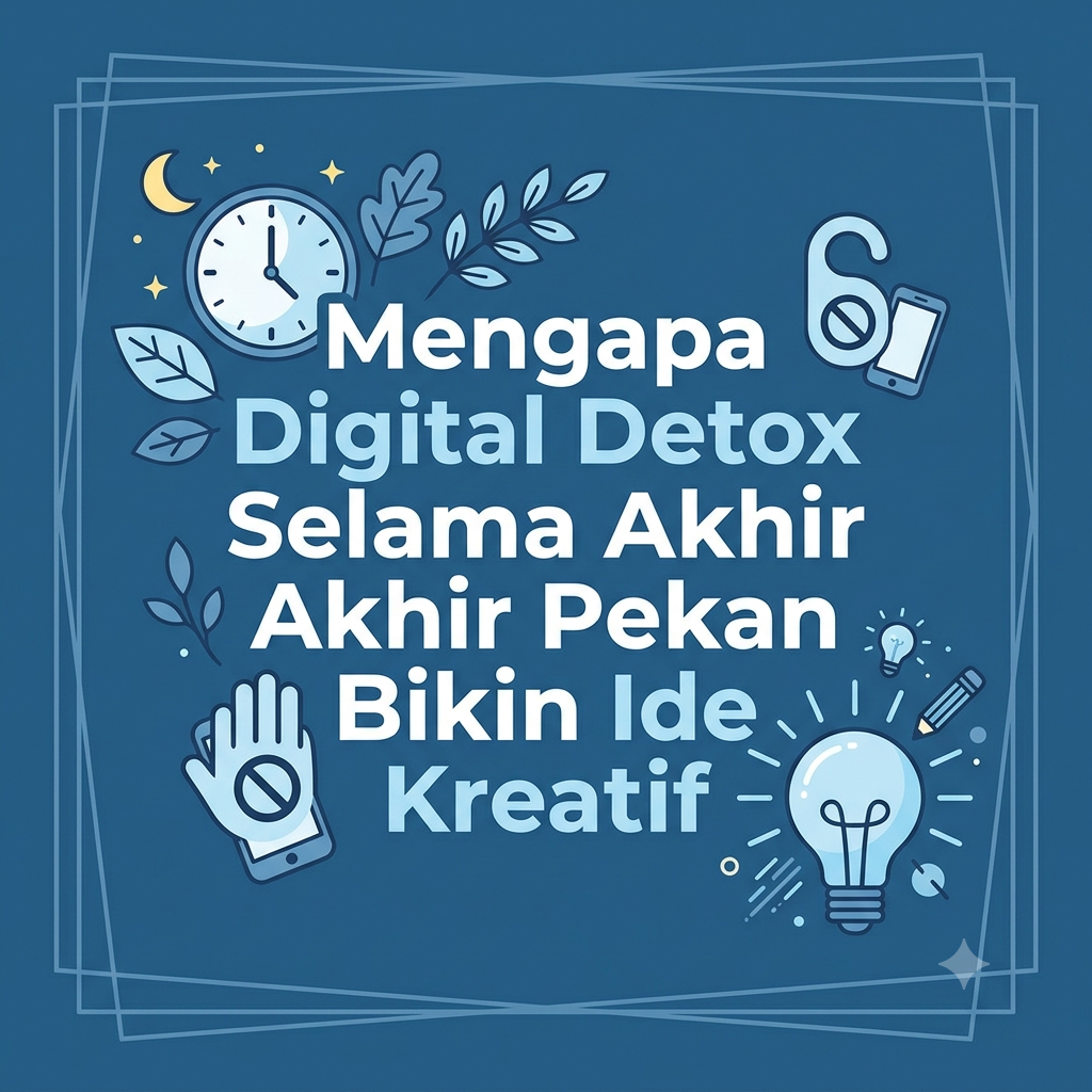 Mengapa Digital Detox Selama Akhir Pekan Bikin Ide Kreatif