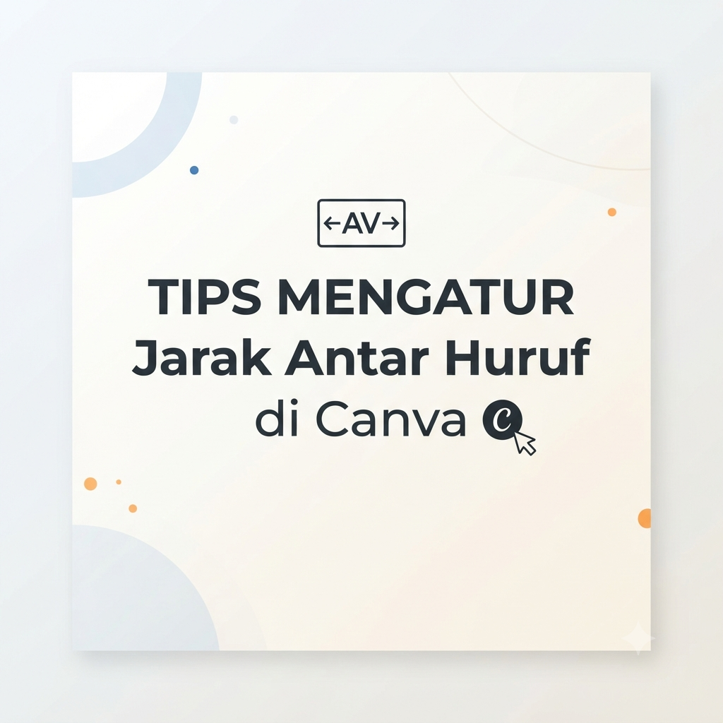 Tips Mengatur Jarak Antar Huruf di Canva