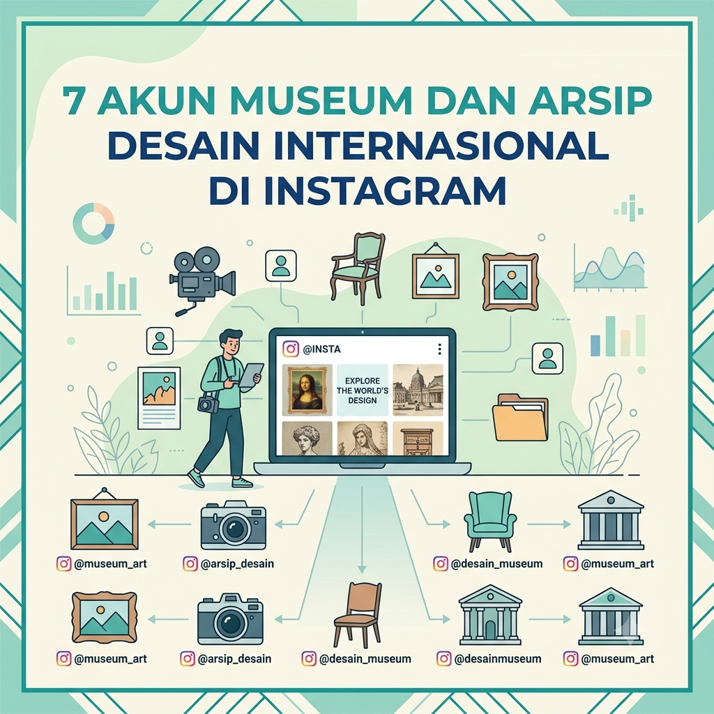7 Akun Museum dan Arsip Desain Internasional di Instagram