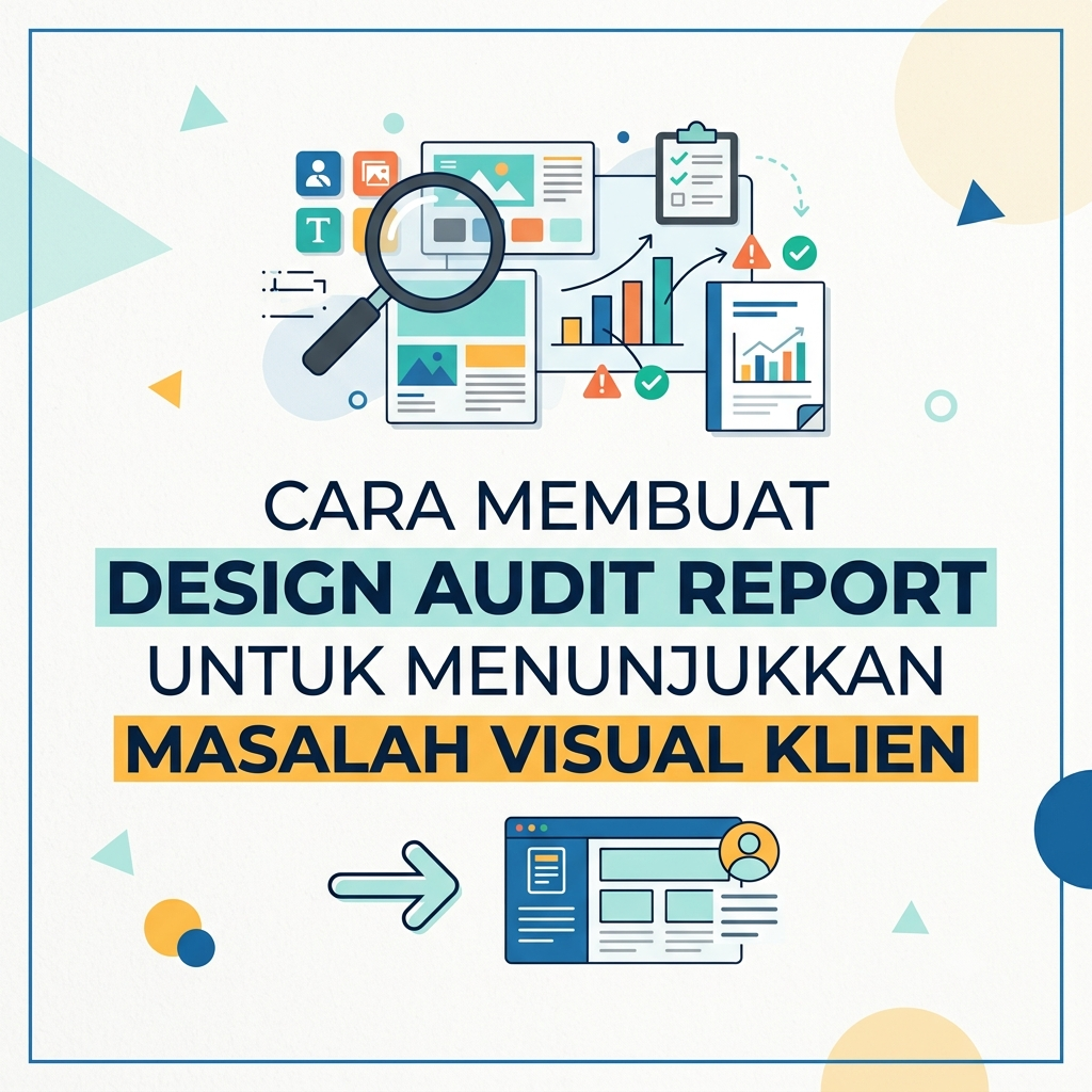 Design Audit Report untuk Menunjukkan Masalah Visual Klien