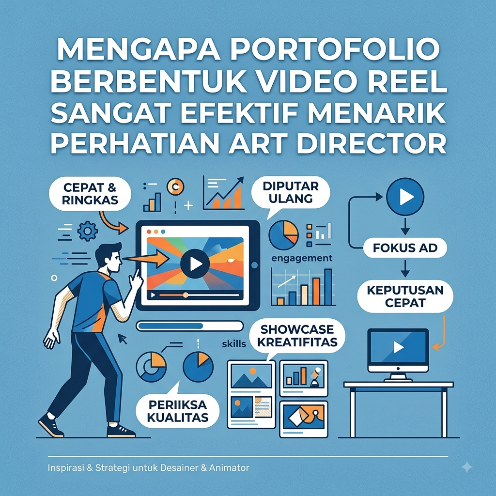 Mengapa Portofolio Berbentuk Video Reel Sangat Efektif Menarik