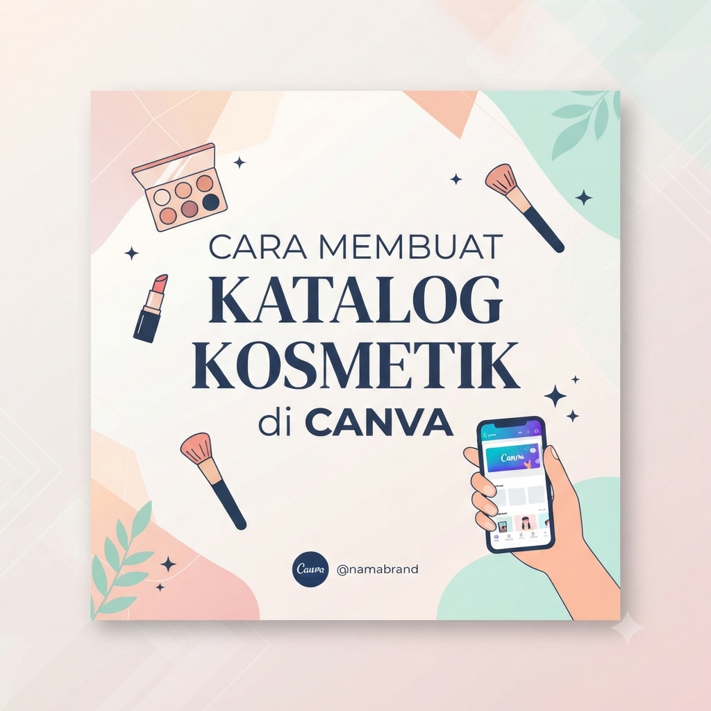 Cara Membuat Katalog Kosmetik di Canva