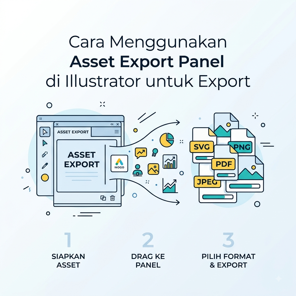 Cara Menggunakan Asset Export Panel di Illustrator untuk Export