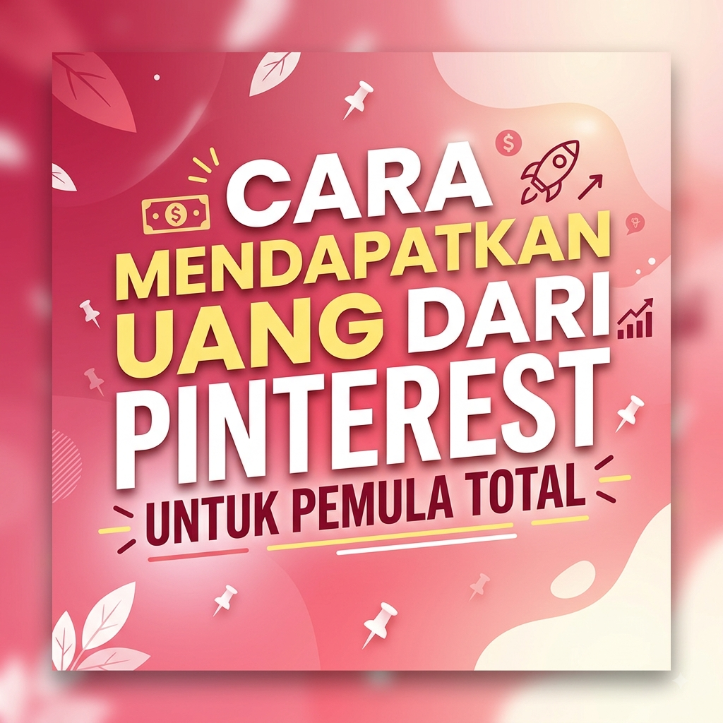Cara Mendapatkan Uang dari Pinterest untuk Pemula Total