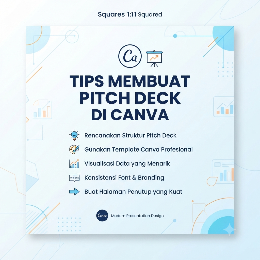 Tips Membuat Pitch Deck di Canva