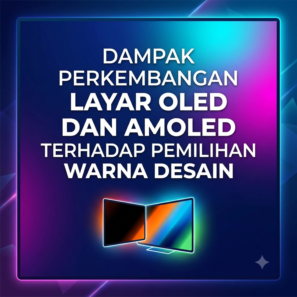 Layar OLED dan AMOLED Terhadap Pemilihan Warna Desain