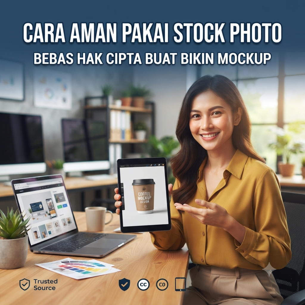 Cara Aman Pakai Stock Photo Bebas Hak Cipta Buat Bikin Mockup
