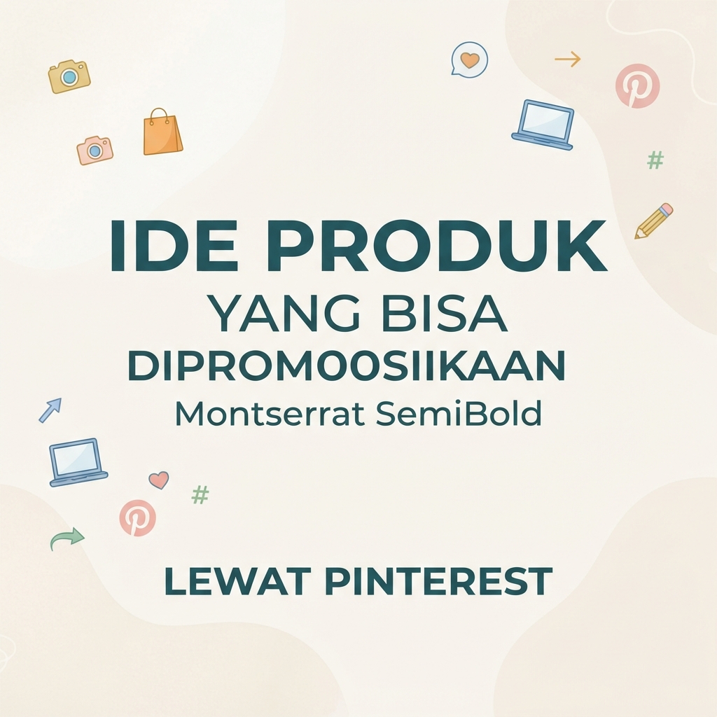 Ide Produk yang Bisa Dipromosikan lewat Pinterest
