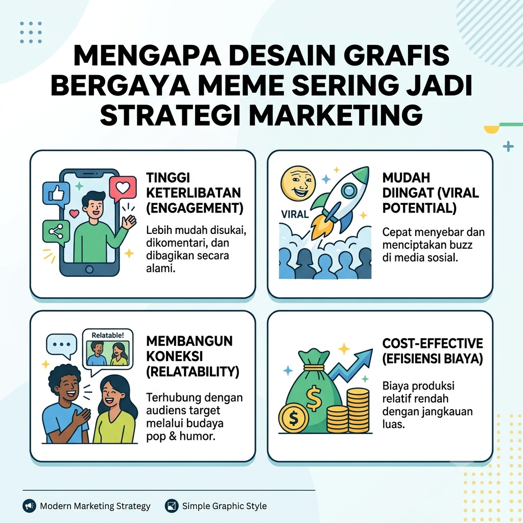 Desain Grafis Bergaya Meme Sering Jadi Strategi Marketing