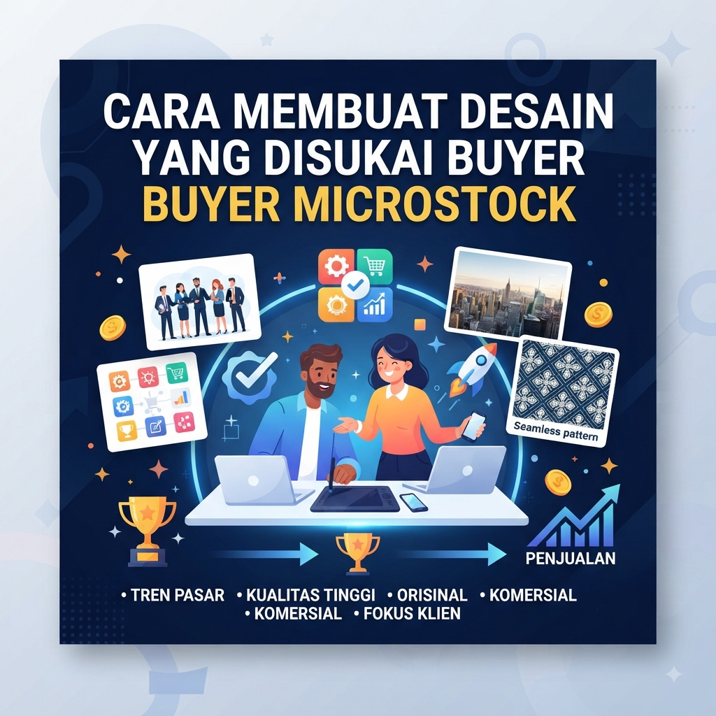 Cara Membuat Desain yang Disukai Buyer Microstock
