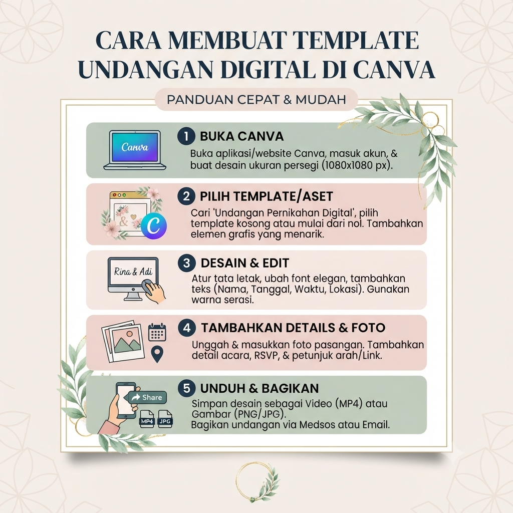 Cara Membuat Template Undangan Digital di Canva