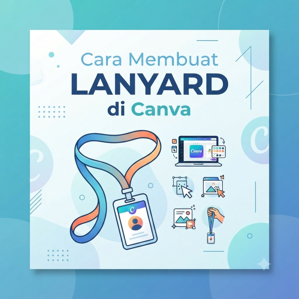 Cara Membuat Lanyard di Canva