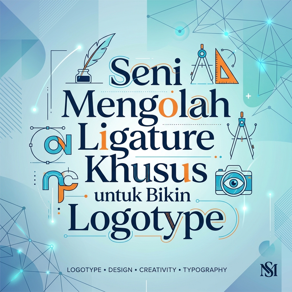 Seni Mengolah Ligature Khusus untuk Bikin Logotype