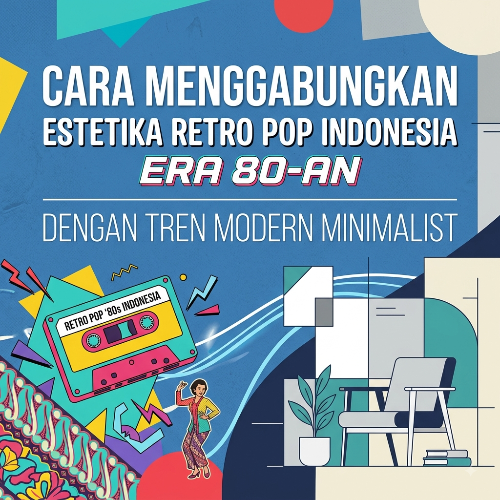 Menggabungkan Estetika Retro Pop Indonesia Era 80-an