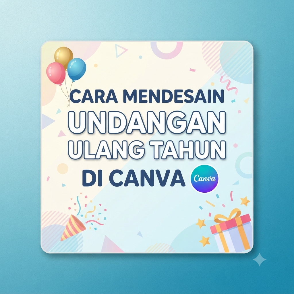 Cara Mendesain Undangan Ulang Tahun di Canva