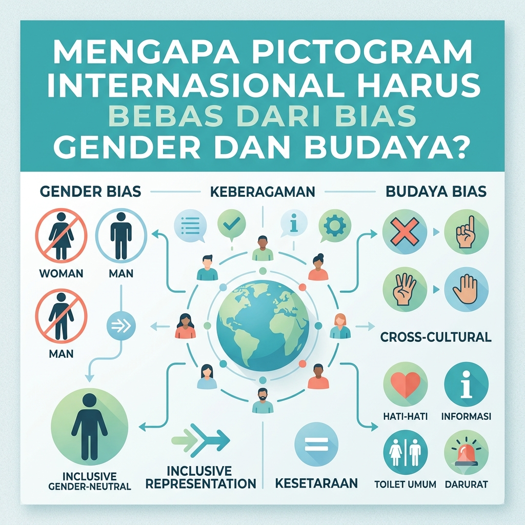 Pictogram Internasional Harus Bebas dari Bias Gender dan Budaya