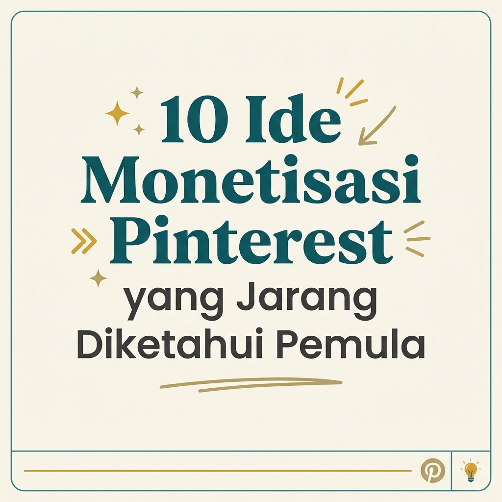 10 Ide Monetisasi Pinterest yang Jarang Diketahui Pemula