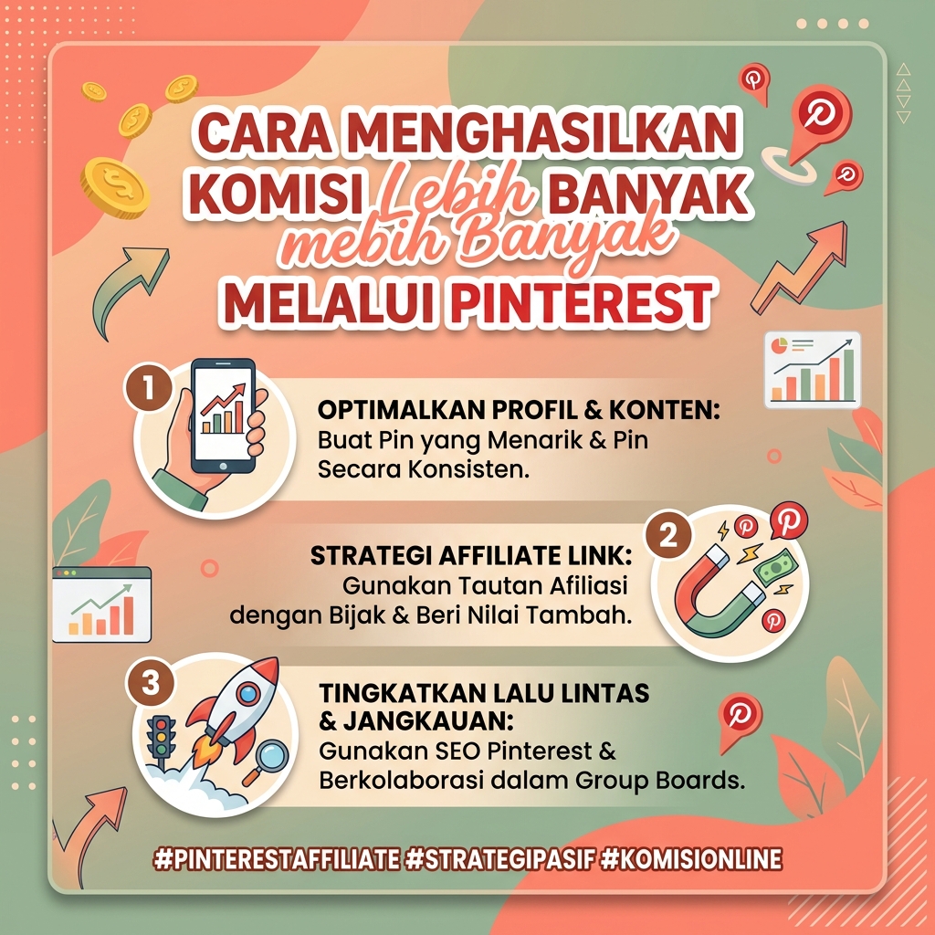 Cara Menghasilkan Komisi Lebih Banyak melalui Pinterest