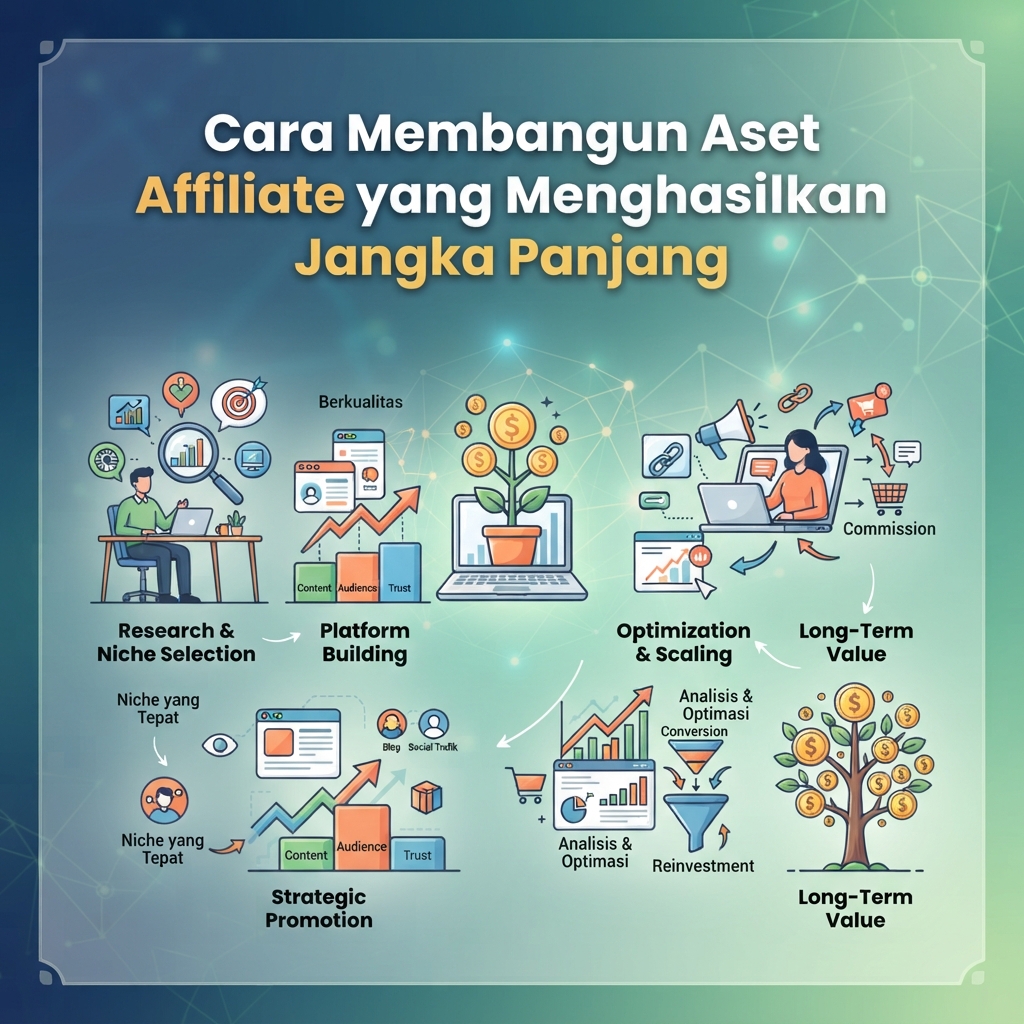 Cara Membangun Aset Affiliate yang Menghasilkan Jangka