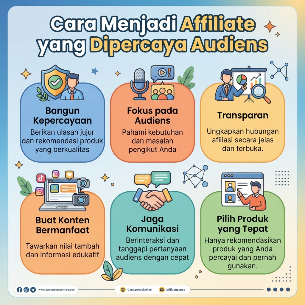 Cara Menjadi Affiliate yang Dipercaya Audiens