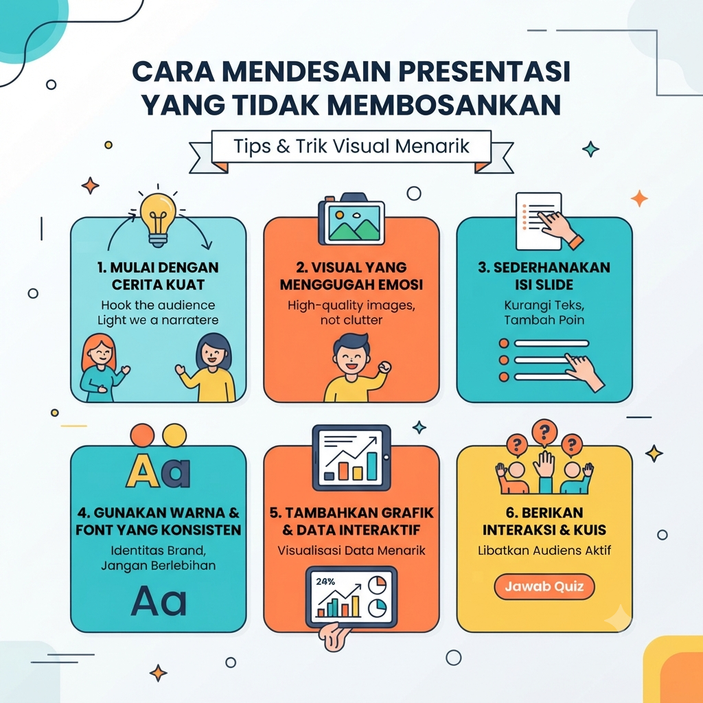 Cara Mendesain Presentasi yang Tidak Membosankan
