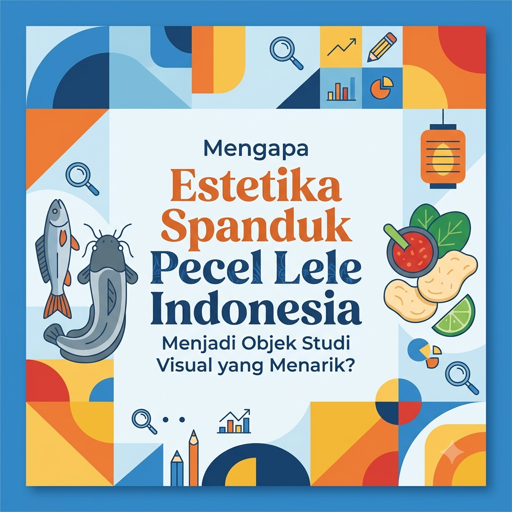 Spanduk Pecel Lele Menjadi Objek Studi Visual yang Menarik