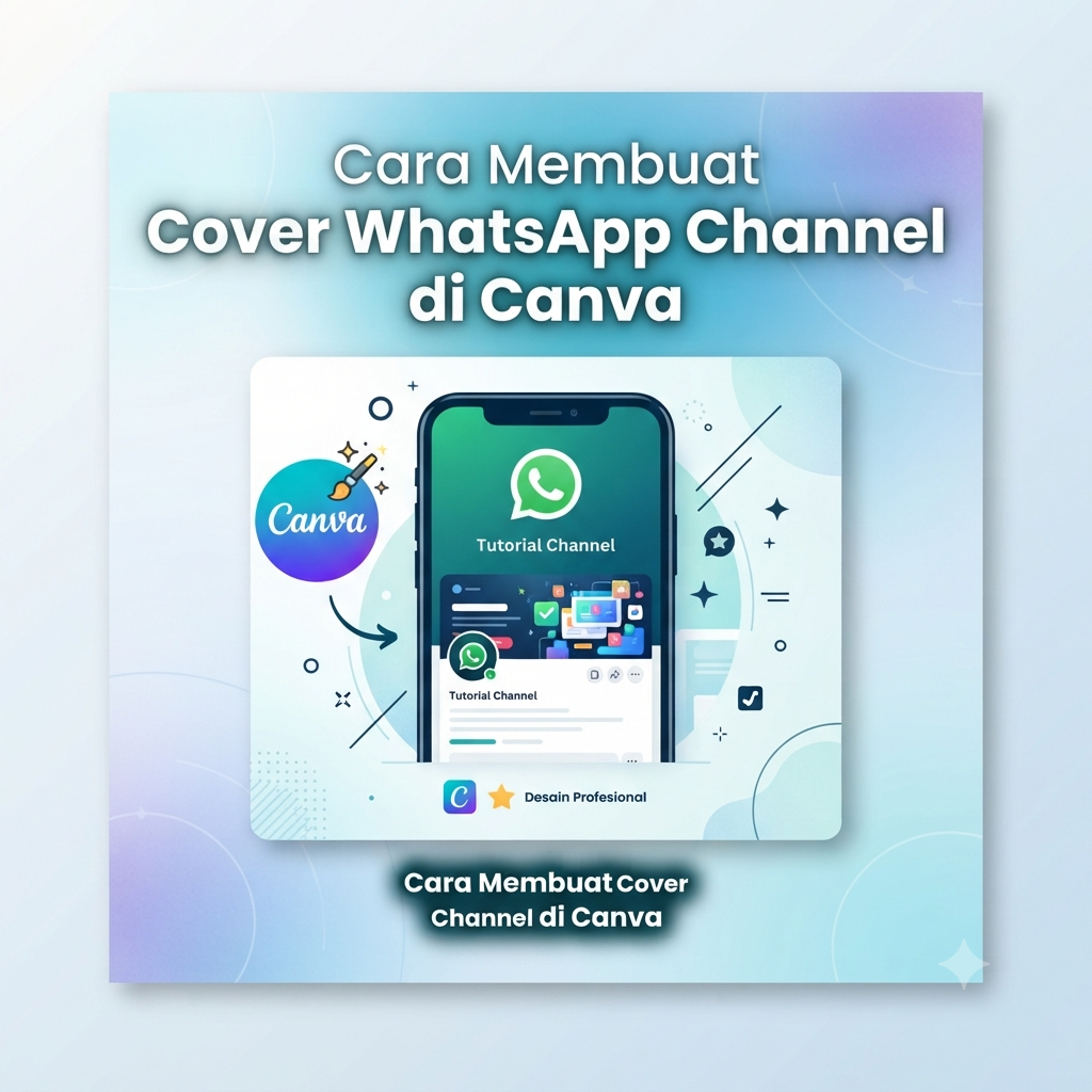 Cara Membuat Cover WhatsApp Channel di Canva
