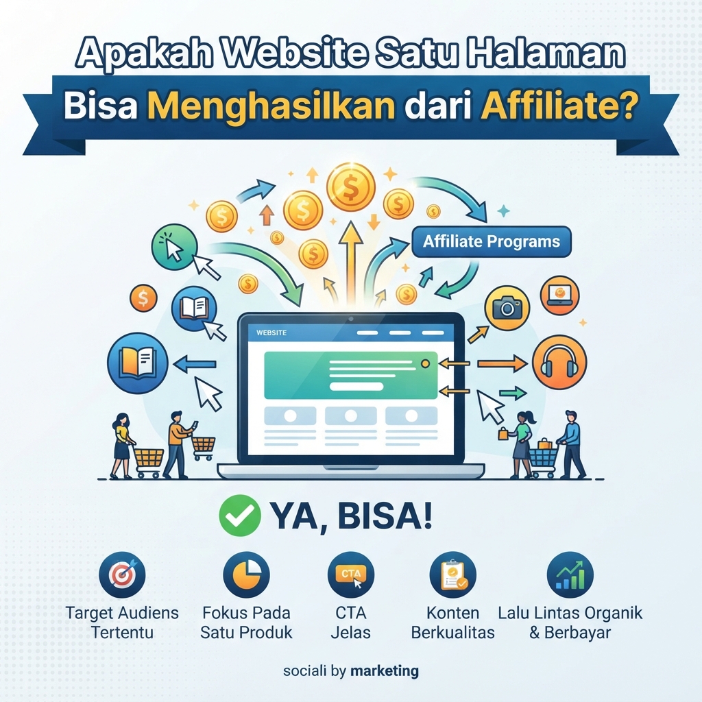 Apakah Website Satu Halaman Bisa Menghasilkan dari Affiliate?